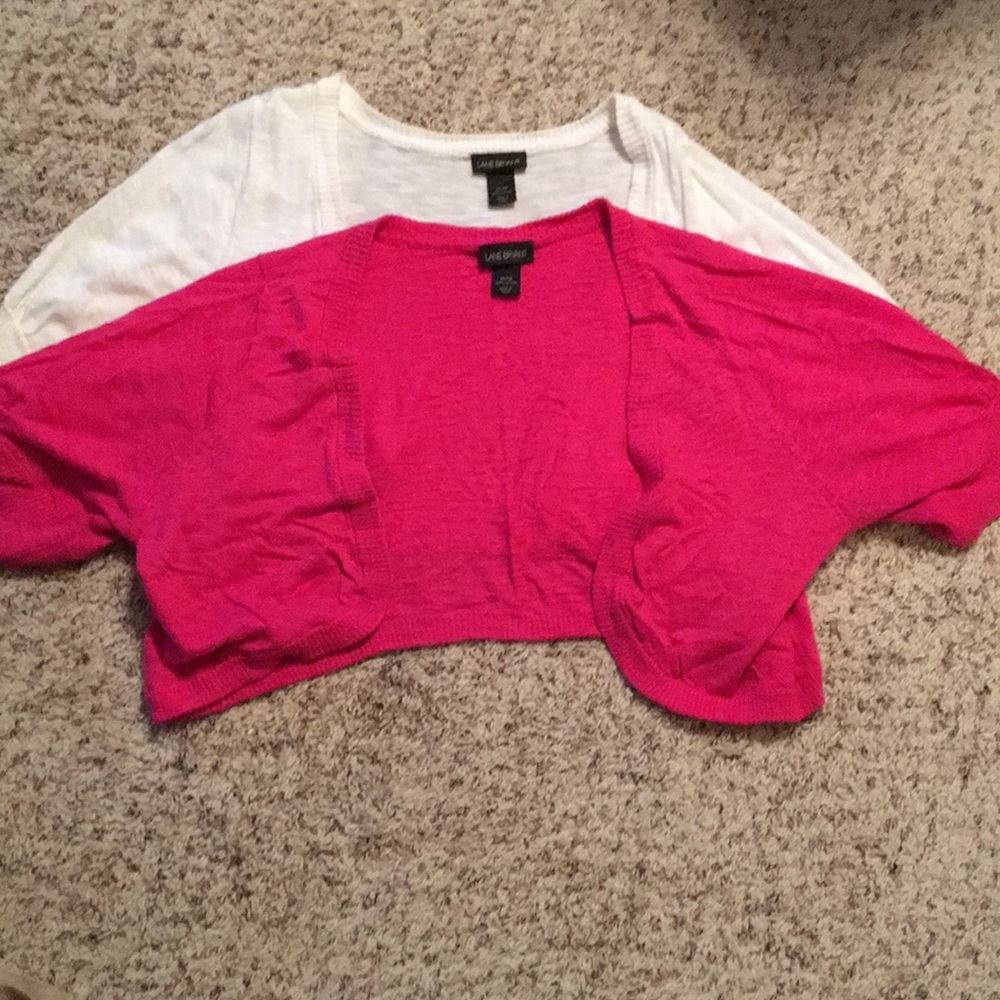 Two Lane Bryant crop cardigans